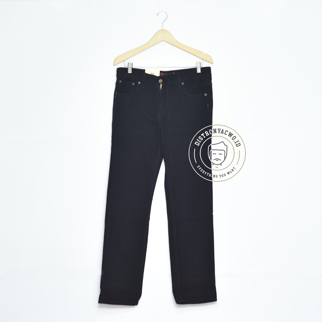 CELANA PANJANG CLANA JEANS LEA GRADE ORI PREMIUM MURAH HITAM