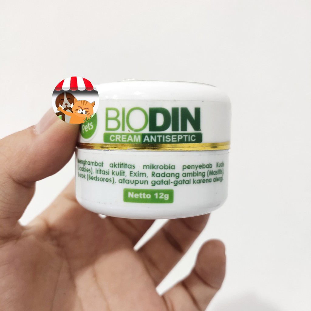 Biodin Obat Salep Scabies Demodex Luka Borok Jamur Kucing Anjing Hewan