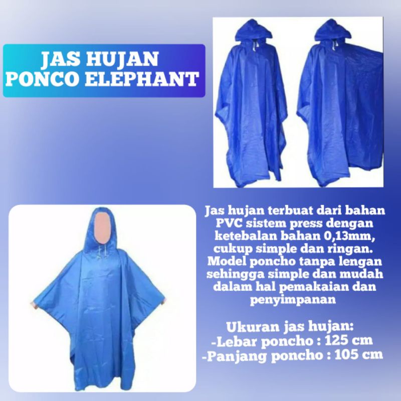 Jas Hujan Ponco Medium