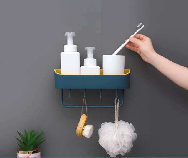 UNNISO - Bathroom Shelf / Kitchen Shelf / Rack Dinding Serbaguna