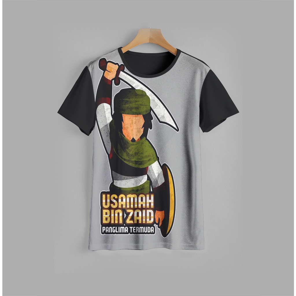 Kaos l baju anak muslim 3D Usamah Bin Zaid