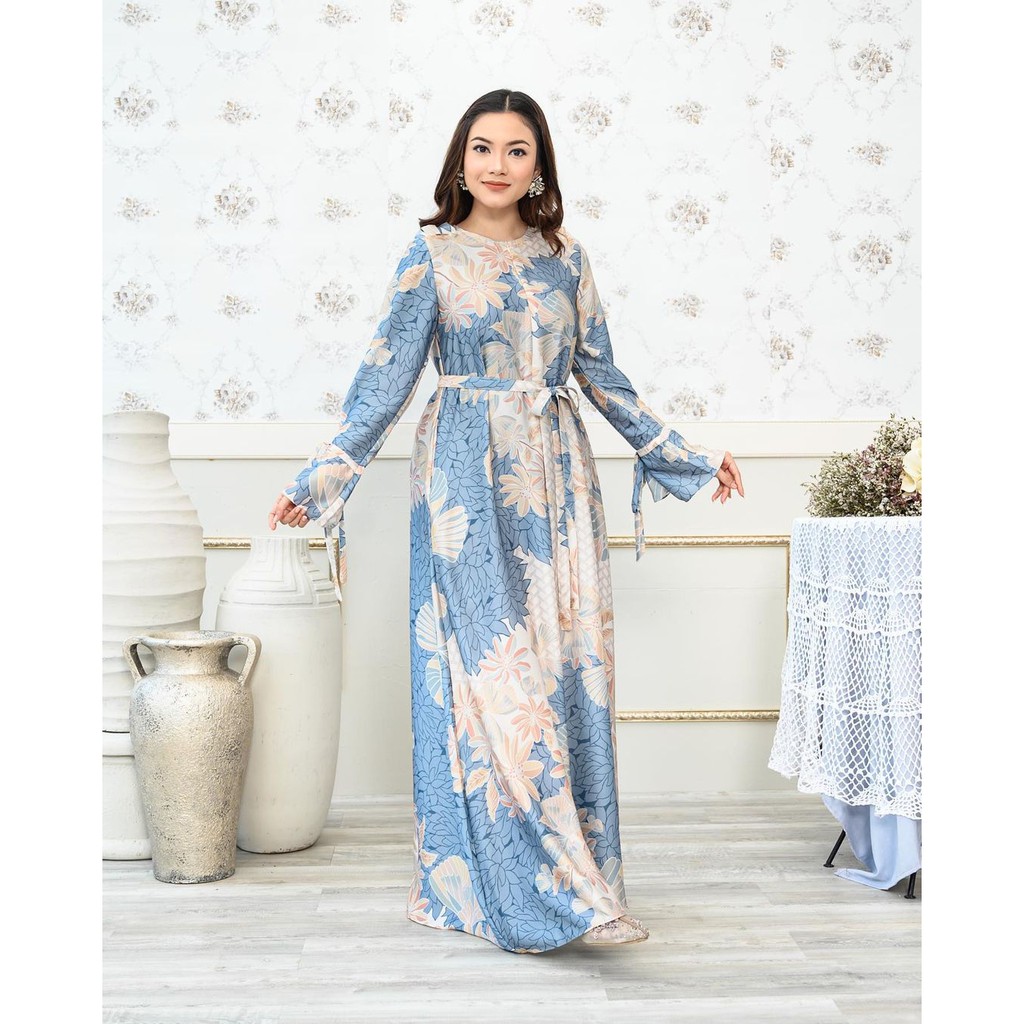 Alyssa Dress Sapphire - Busui Friendly - Klamby