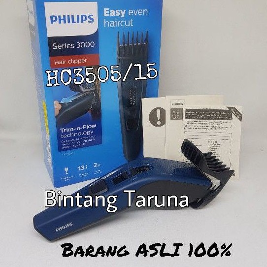 Alat cukur rambut Philips HC3505/15 Hair Clipper Philips series 3000 Original