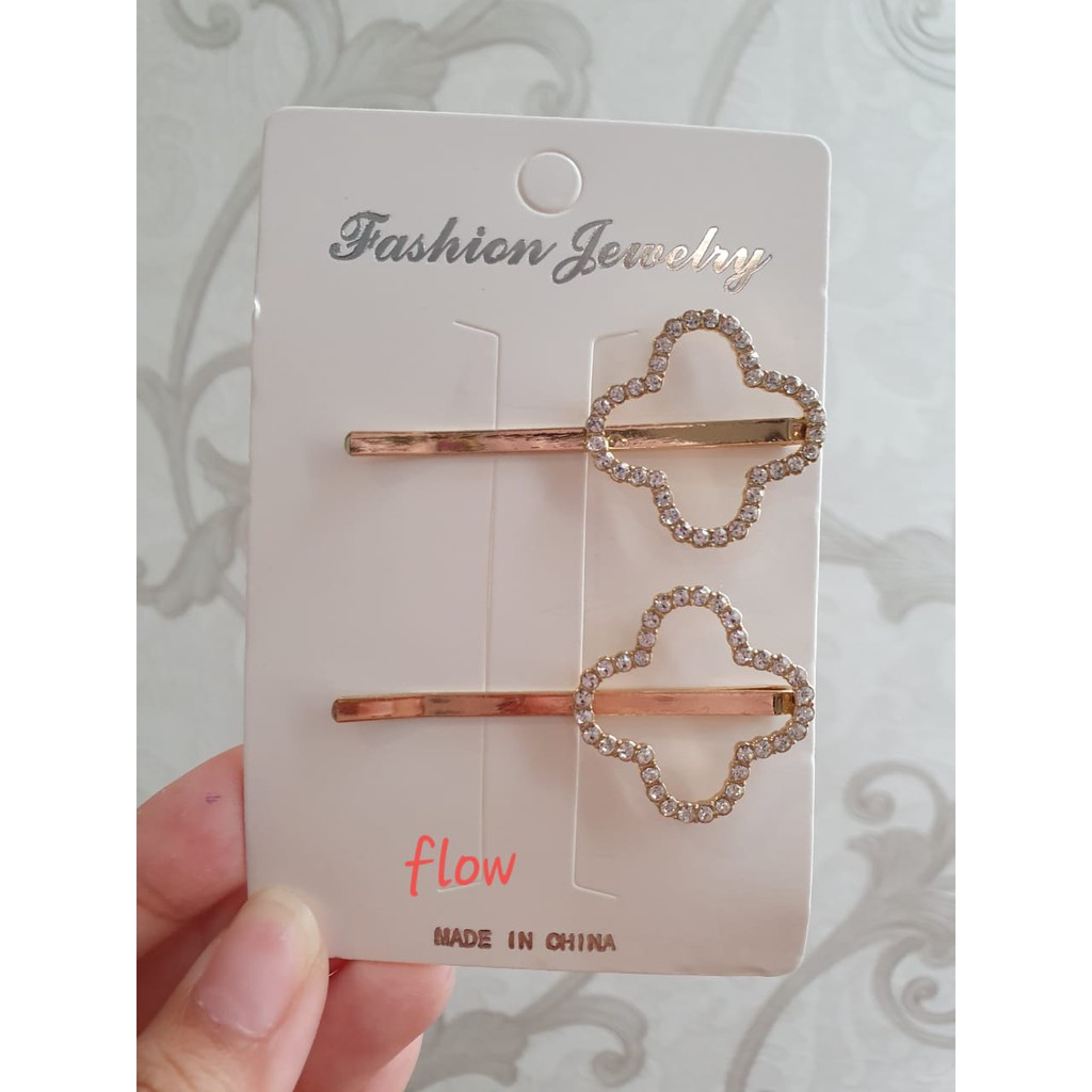 02 Fashion Hair Pin Jempit Rambut Korea / Jepit Rambut / Aksesoris Rambut / Hiasan Rambut