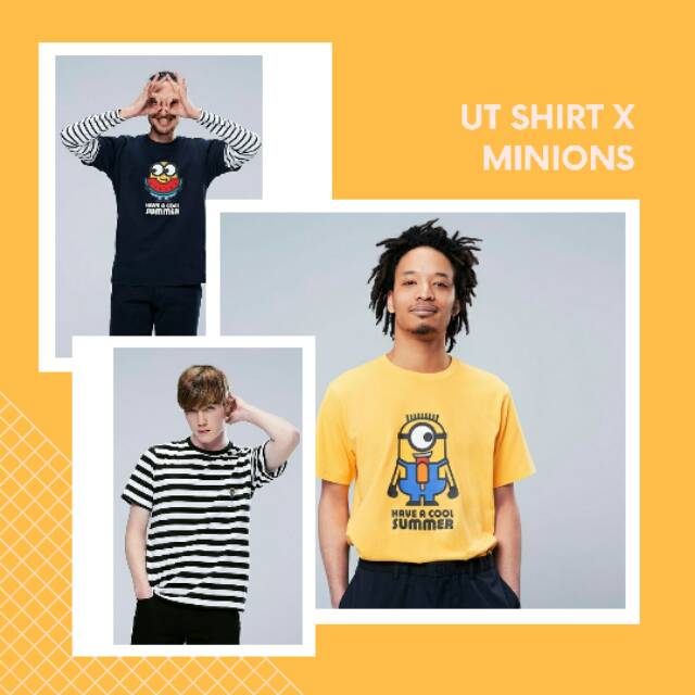 UT-Shirt/Kaos Pria Uniqlo x Minions 1