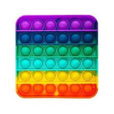 KAGU Fidget Pop It Square Mainan Edukasi Anak Rainbow Popit-3