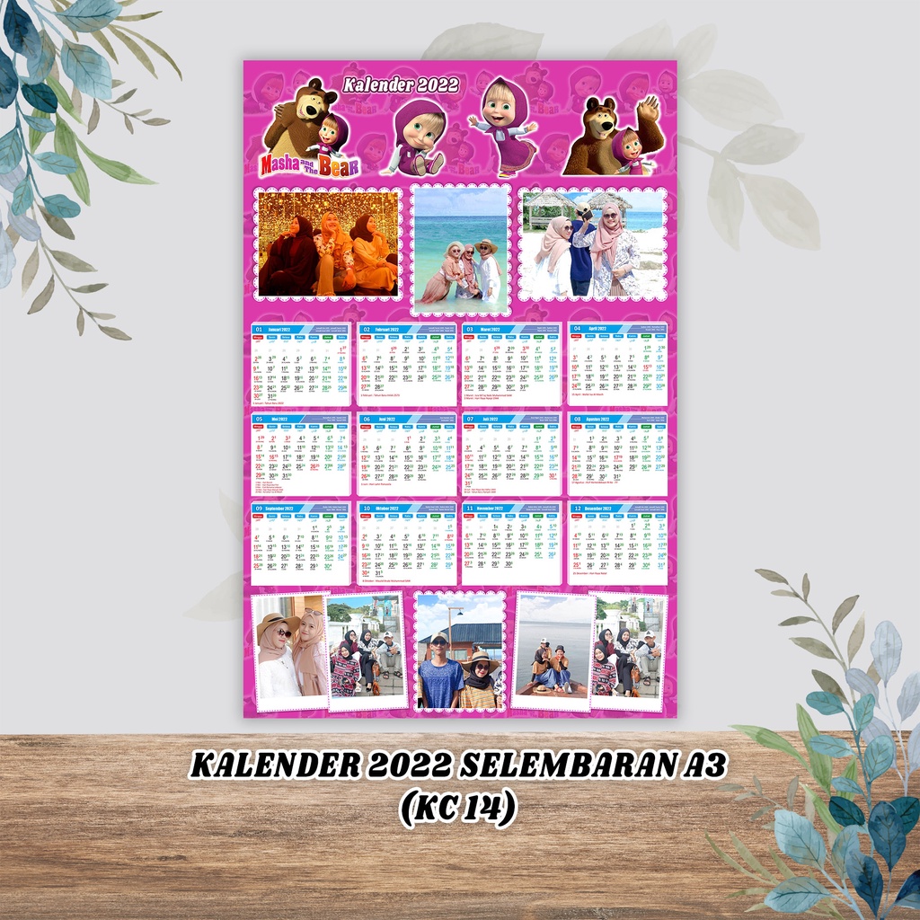 (COD) KALENDER CUSTOM 2022 MURAH KARAKTER DORAEMON, HELLO KITTY, TAYO, SPIDERMAN, MARSHA TERBARU, SUDAH TINGGAL PASANG BAHAN KERTAS ANTI AIR CETAKAN TAJAM, WELCOME RESELLER DAN DROPSHIPER