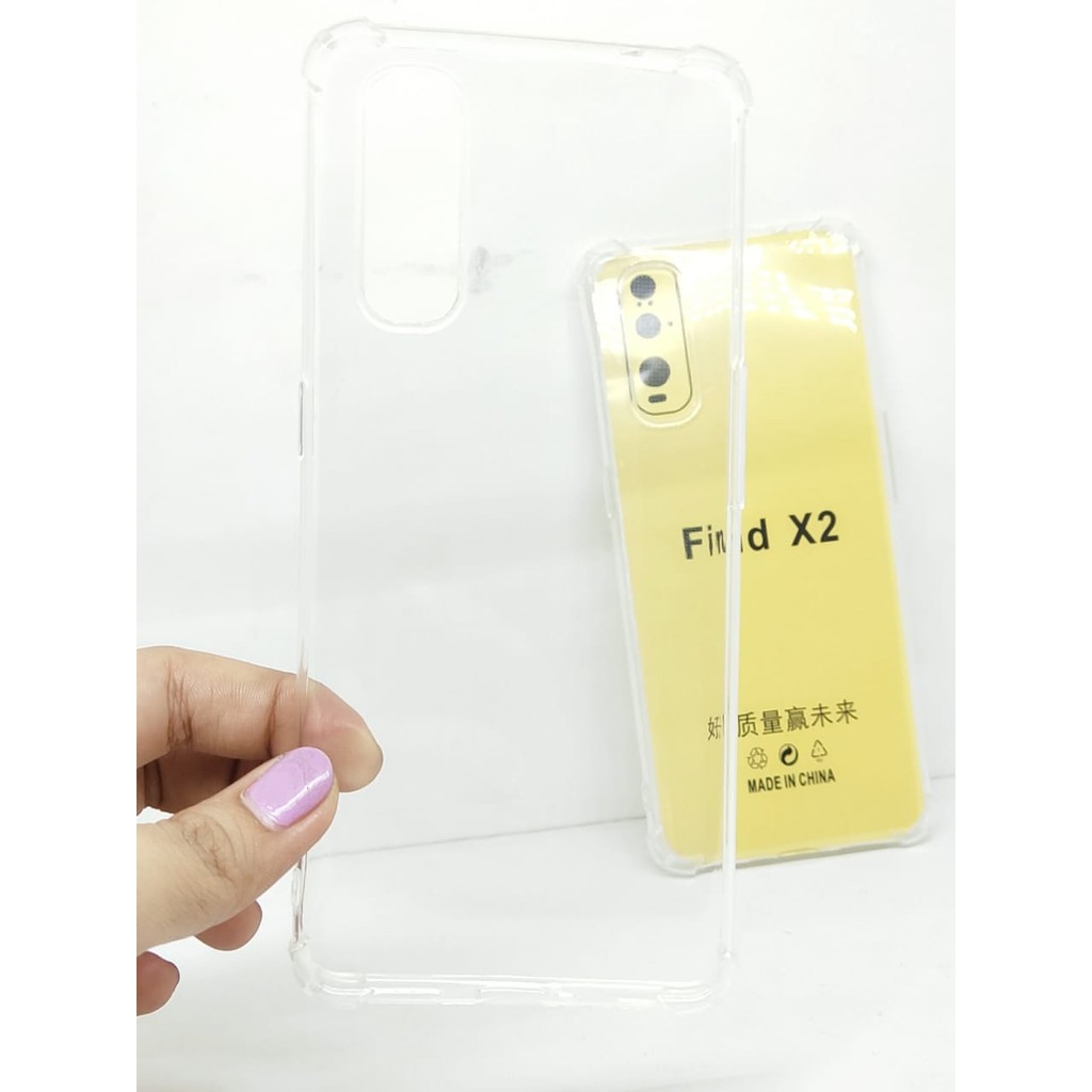 Anti Crack Oppo Find X2 6.7 inch Soft Case Anti Shock Jelly Tahan Benturan