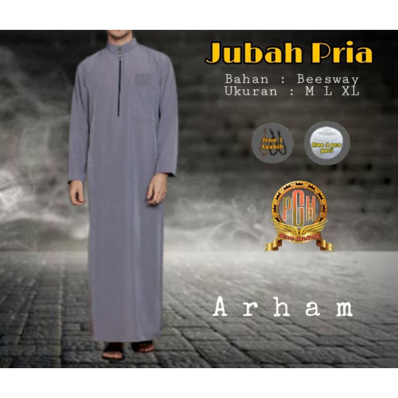 Jubah gamis pria modern-Jubah Arham