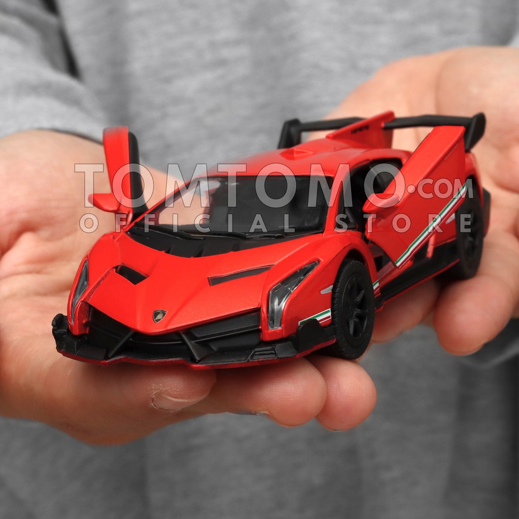 Lamborghini Veneno Mobil Mobilan Diecast Miniatur Mainan  
