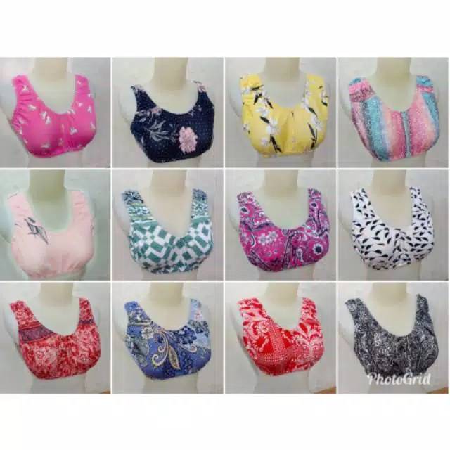 6pcs Miniset bh bra busui sport bra wanita dewasa  anti ribet miniset bh bra murah eceran