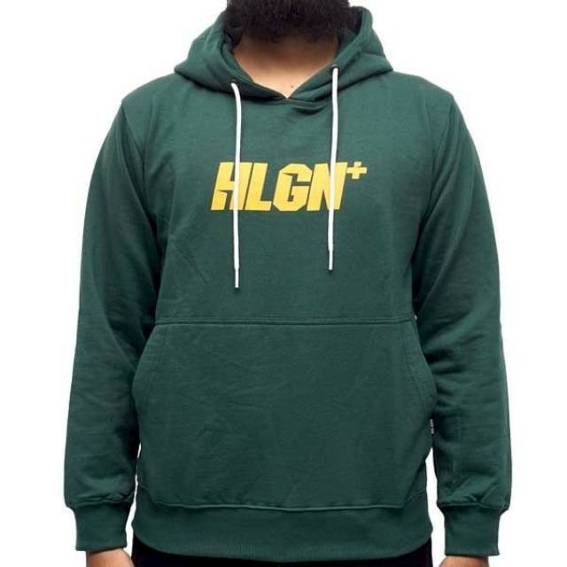 Sweater Hooligans Sw Hlgn Marchio #11 - Army Yellow