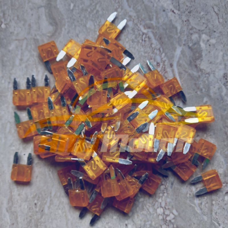 [100pcs]Sekring Sikring Mini Tancap Fuse Motor Kecil 5A