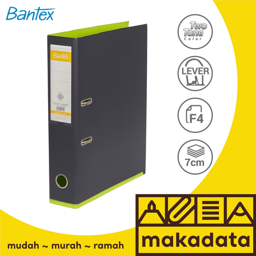 

ORDNER BANTEX F4 1465-2565 10 7CM GREY LIME MURAH