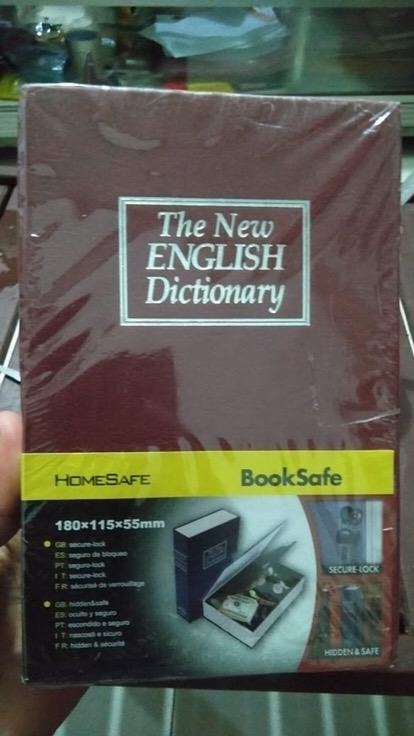 Brankas Buku + Kunci Gembok Brankas Buku + Kunci Password