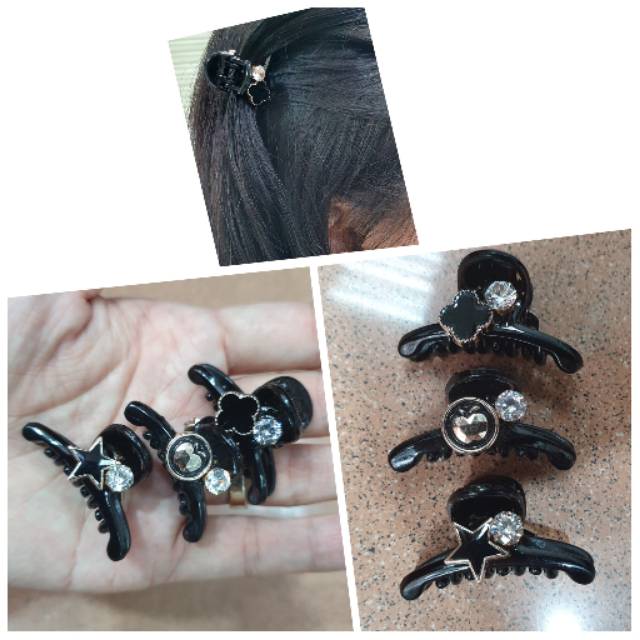 Jepit korea import jepitan poni hairclip hairpin bahan tebal