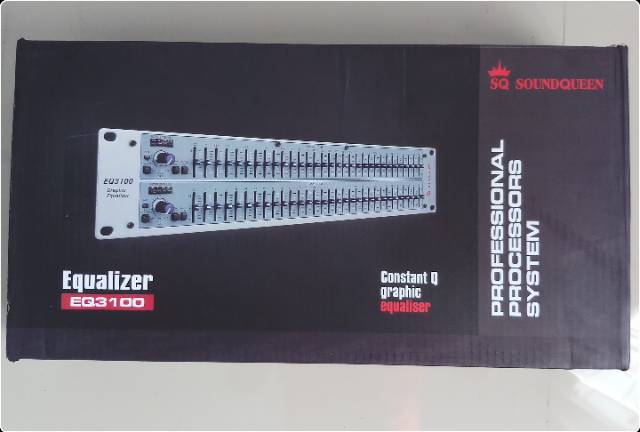 Equalizer 31x2 soundqueen 3100 + subwoofeer original