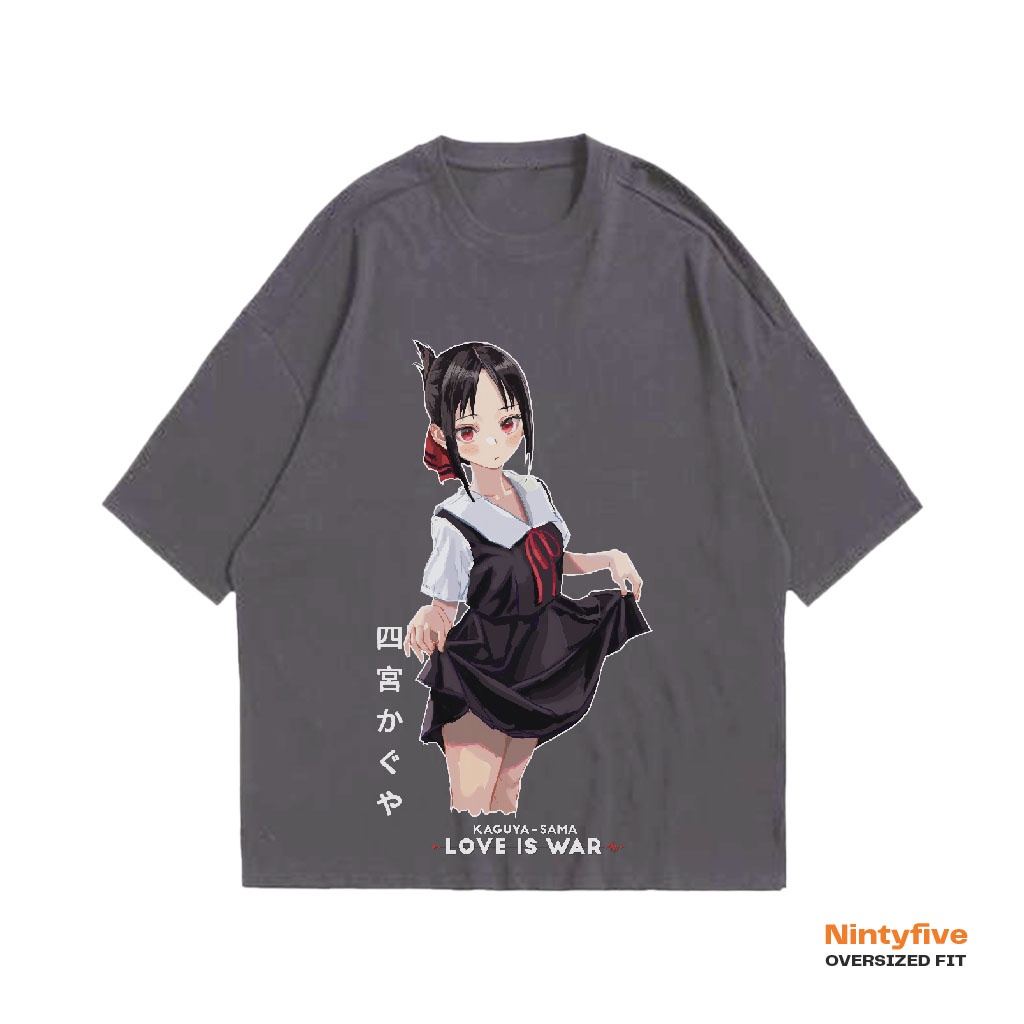 Baju Anime Kaguya Sama Shinomiya - T shirt Kaguya Shinomiya Love Is War Oversized