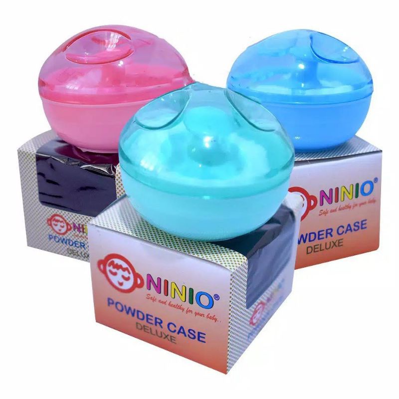 Ninio Baby Powder Case Duluxe Singel - Ninio Tepat Bedak Bayi - Wadah Bedak Bubuk Bayi