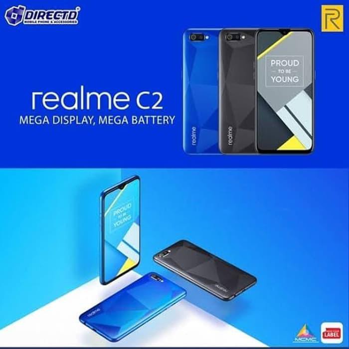 Baru Realme C2 Ram 2 32 Gb Garansi Realme Indonesia Biru Handphone Hp Shopee Indonesia
