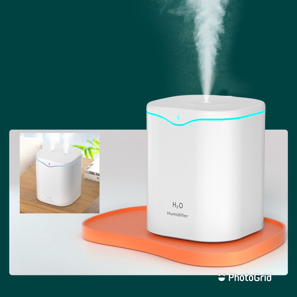 Humidifier Diffuser Aroma dual mist 2000ML Ultrasonic Oil Diffuser AromaTerapi Pengharum Ruangan