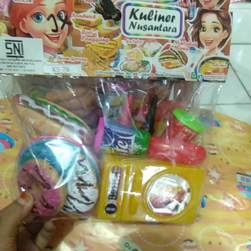 

kuliner nusantara mainan anak