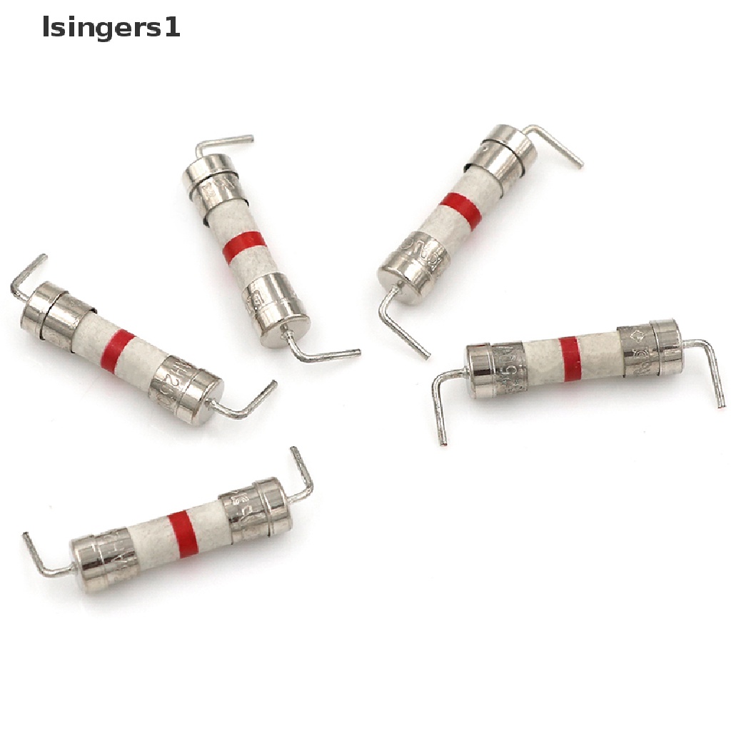 (lsingers1) 5pcs Sekring Listrik 8A 250V 5x20mm Bahan Keramik Untuk axial