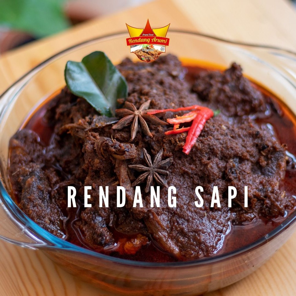 

RENDANG ARUMI DAGING SAPI KHAS PADANG KAYA REMPAH 250 GRAM