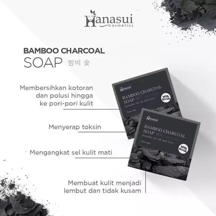 Hanasui Soap Bar Aloe Vera Coffee Charcoal White Rice