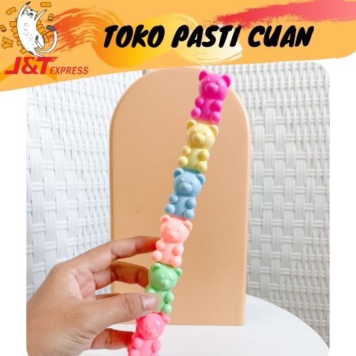 

STABILO BERUANG (1 SET) UNTUK PENANDA PADA TULISAN ATK FANCY LUCU COD
