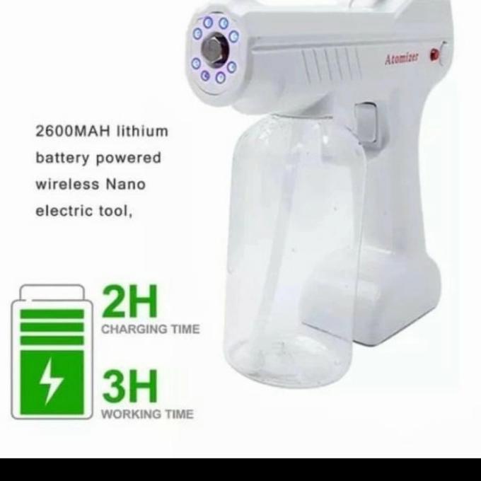 Alat penyemprot disinfektan elektrik nirkabel semprot uap nano Termurah