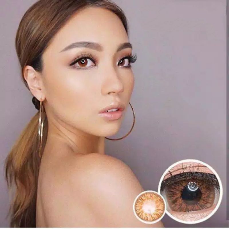 ♥️ RCS ♥️ Softlens Adelio softlens gel adelio brown khusus normal