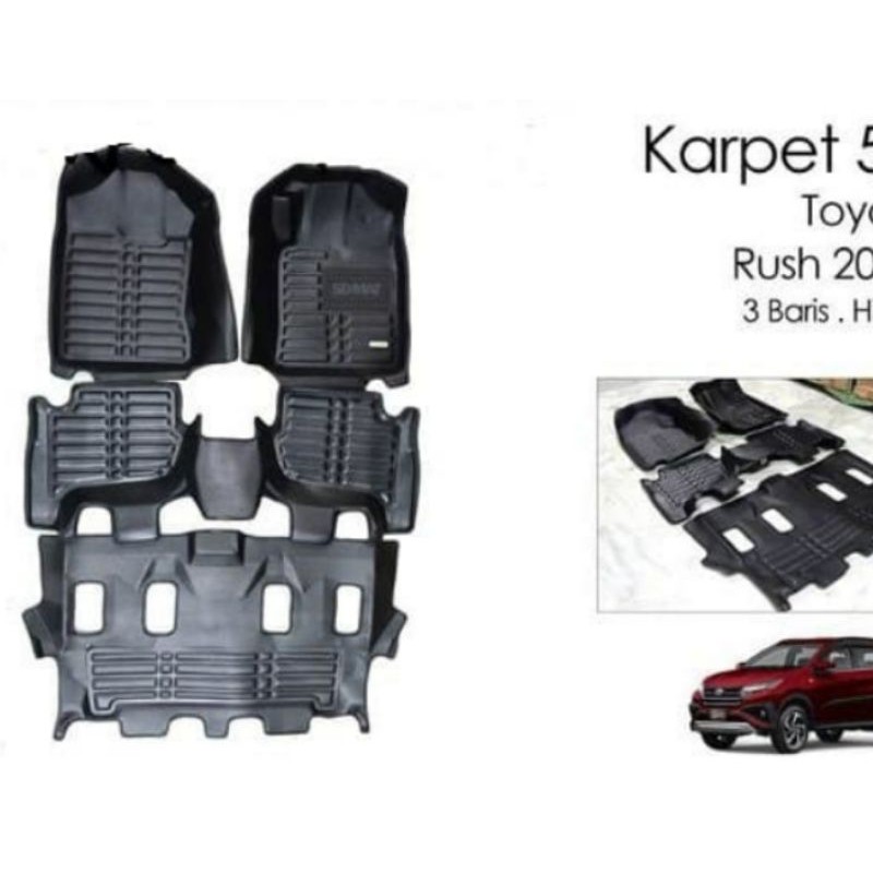 karpet/5D Mobil Toyota All New Rush / 2018