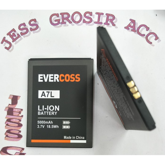 Baterai Battery Batre Double Power EVERCROSS CROSS EVERCOSS ( A7L ) - Hitam