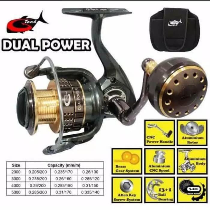 Reel G-Tech Dual Power 5000Sw-800Sw
