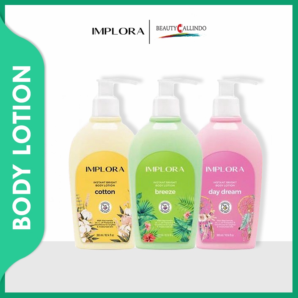 Implora Instant Bright Body Lotion Pencerah Kulit 300gr