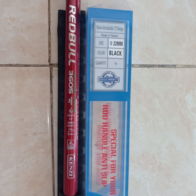 grip bakar / handle grip karet /pengaman gagang joran pancing