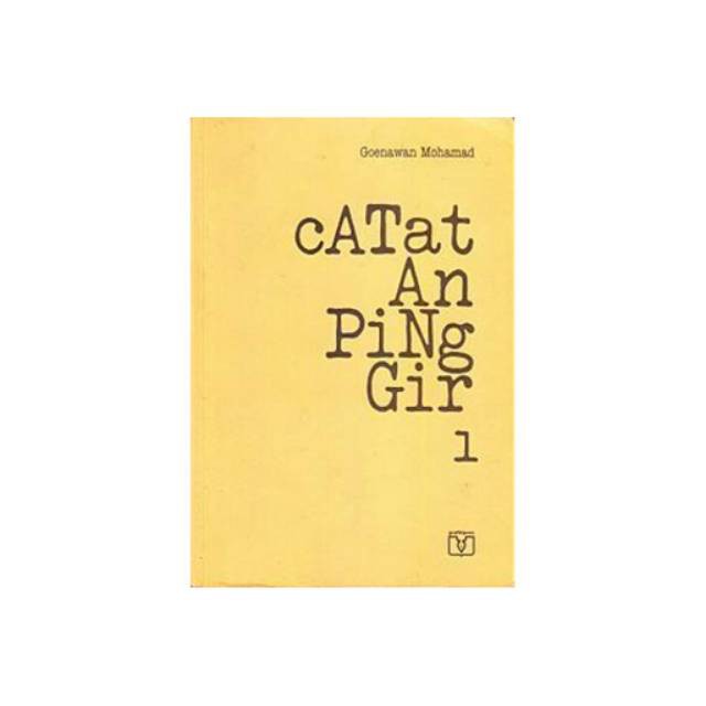 Buku Catatan Pinggir 1 By Goenawan Mohamad