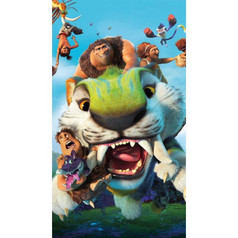 Poster Dinding Aesthetic Poster The Croods Anime Cartoon Kartun Anak anak Kids Mainan anak Games