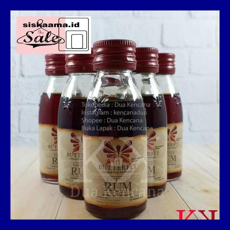 

A40D0Yh Butterfly Essence Rum Campuran Perisa Dan Pewarna 60Ml D50Tr40V