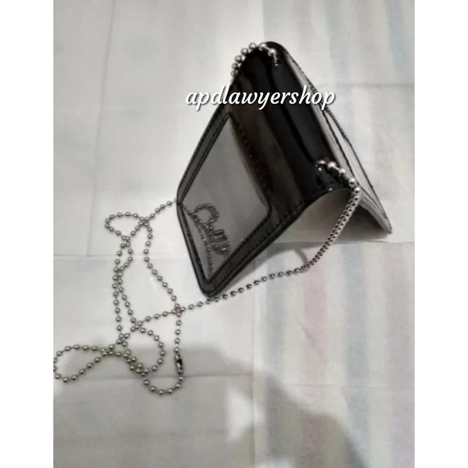 

BISA BAYAR DITEMPAT name tag id card holder plus kalung rantai hitam glossy kwalitas bagus TERBAIK Kode 1056