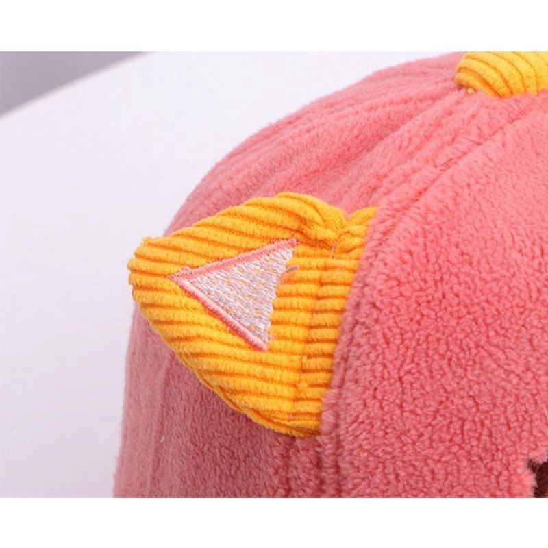 Topi baseball bayi Fox fleece baby caps premium import