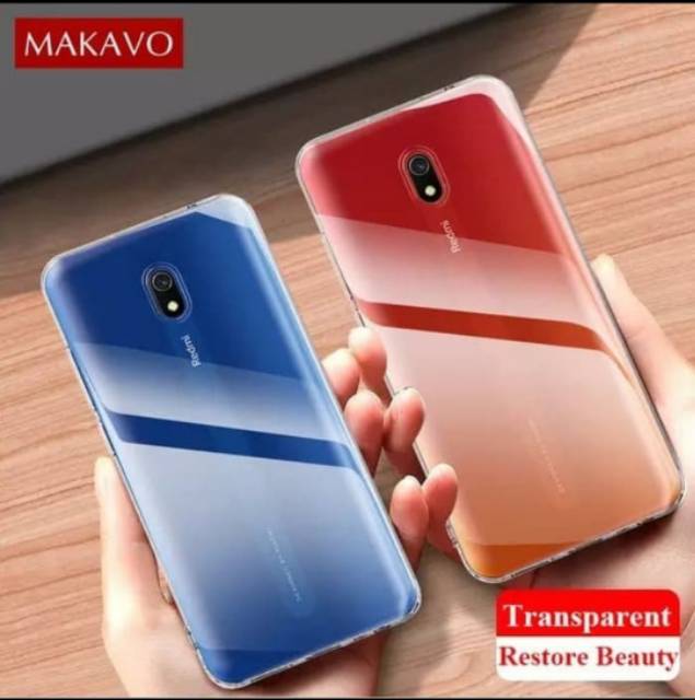 Silicone Xiaomi Redmi 8 Redmi 8a Soft CLEAR case casing cover bening transparan