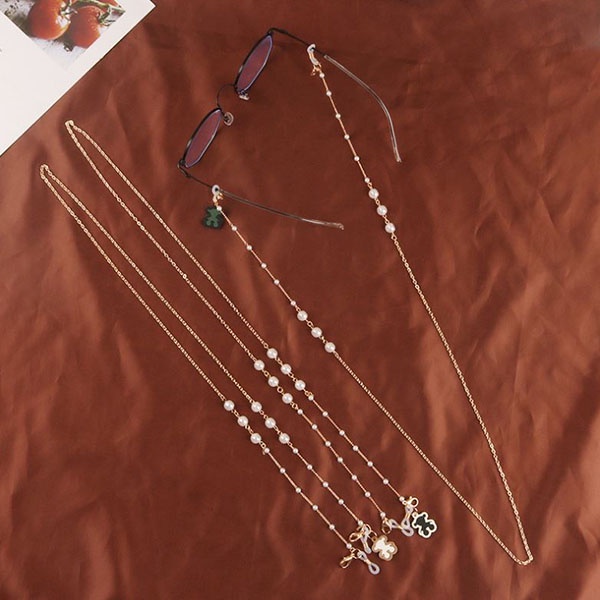 tali gantungan masker bear pearl chain mask (3g4) hig099
