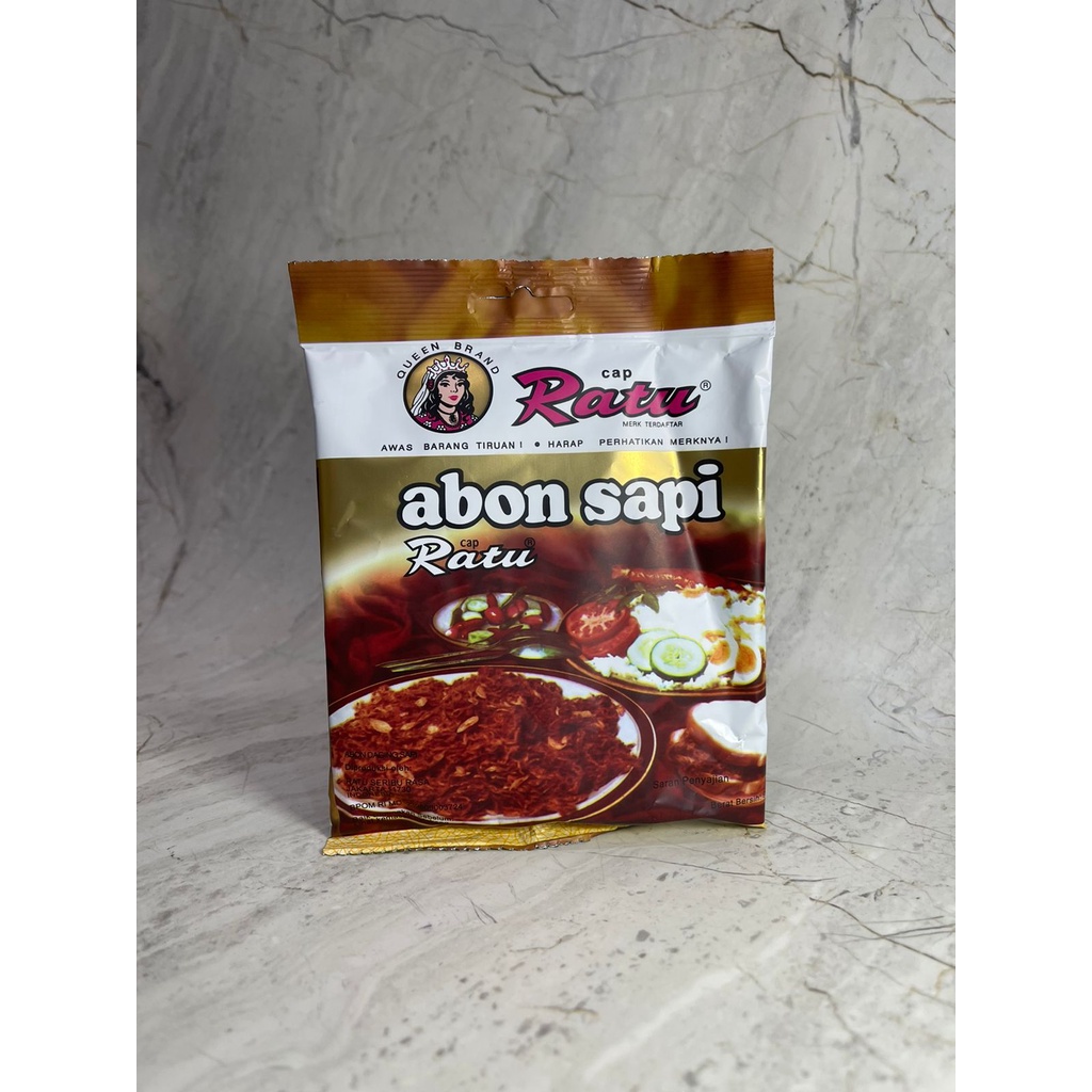 

Abon Sapi Ratu 100 gr/ Abon Sapi cap Ratuku, Abon Sapi Ratu Asli