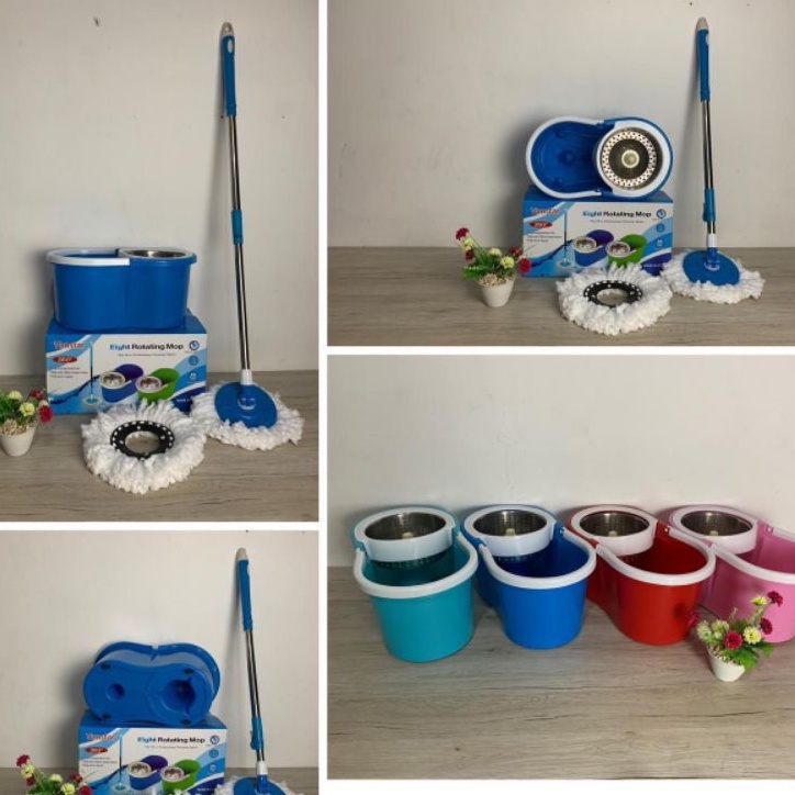 MAGIC MOP VANSTAR STAINLESS | ALAT PEL PUTAR VANSTAR | ALAT PEL PORTABEL