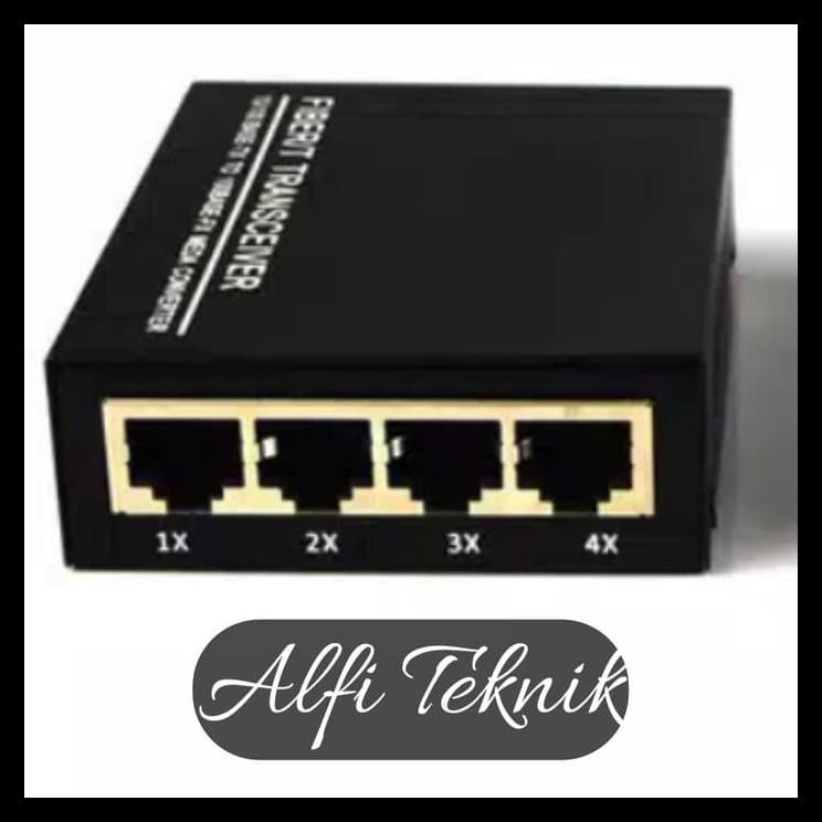 Promo Converter 4 Port Lan Htb 3100 Fiber Optik