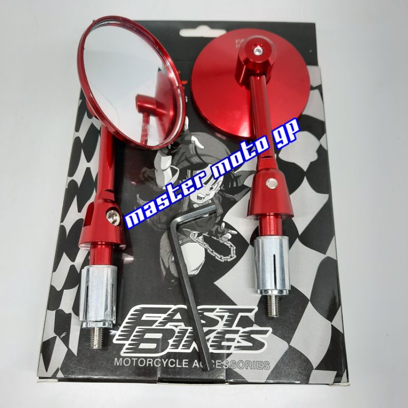 Spion jalu flexible cnc babet Spion bar end tracker Universal variasi spion jalu stang