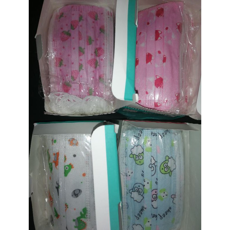 Masker anak face mask kids 3ply isi 50 pcs