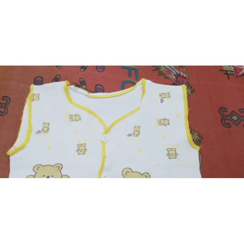 (preloved)baju bayi newbrown/baju bayi bekas motif bagus